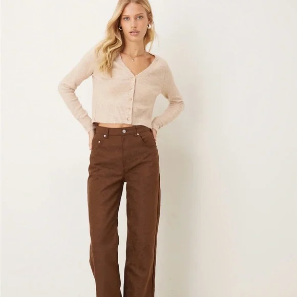 Free People School Girl Cardigan in Pearl Melange - Picture 2 of 10